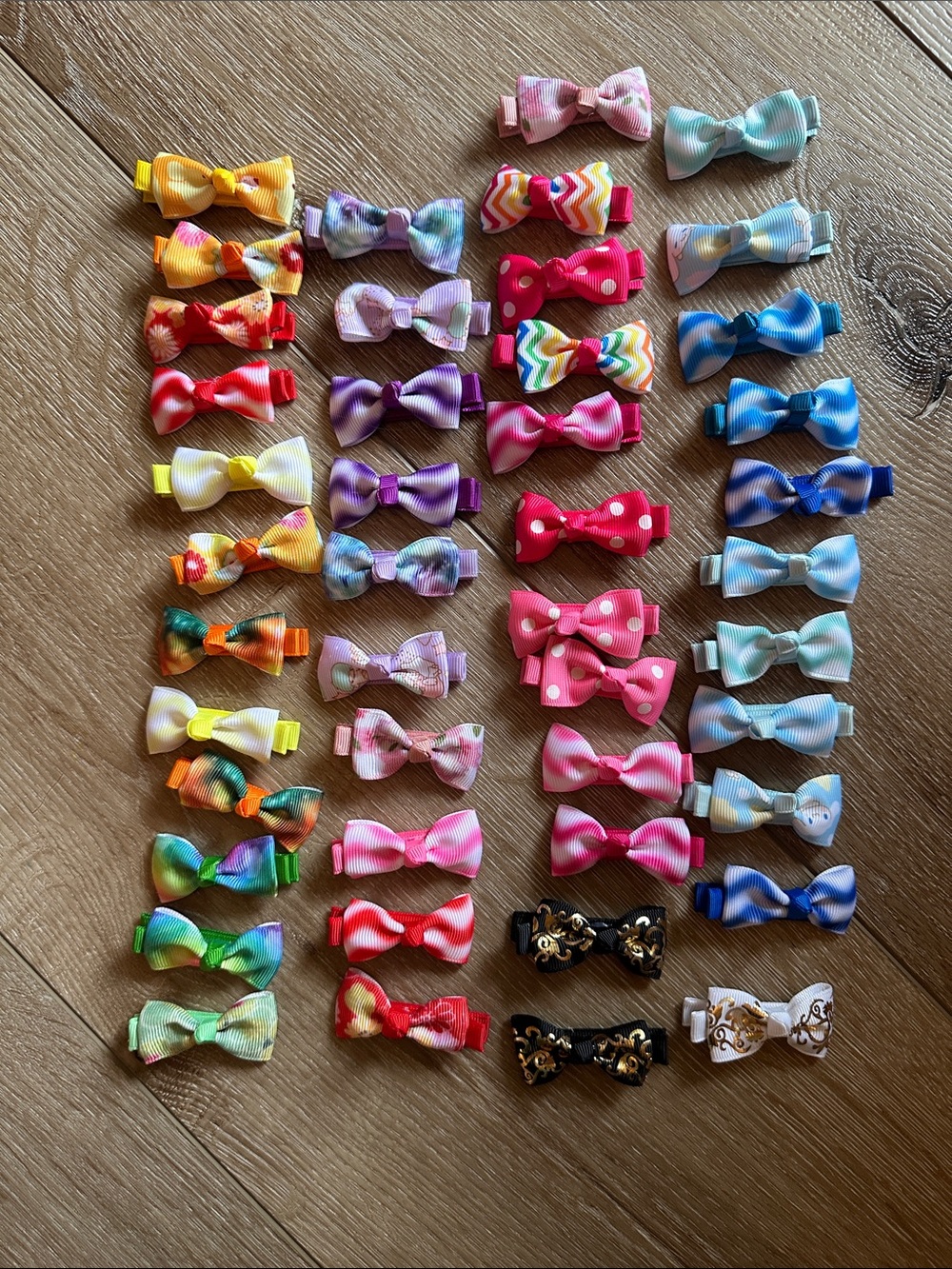 Girls' Bow Hair Clips - Multi-Color Toddler Accessories